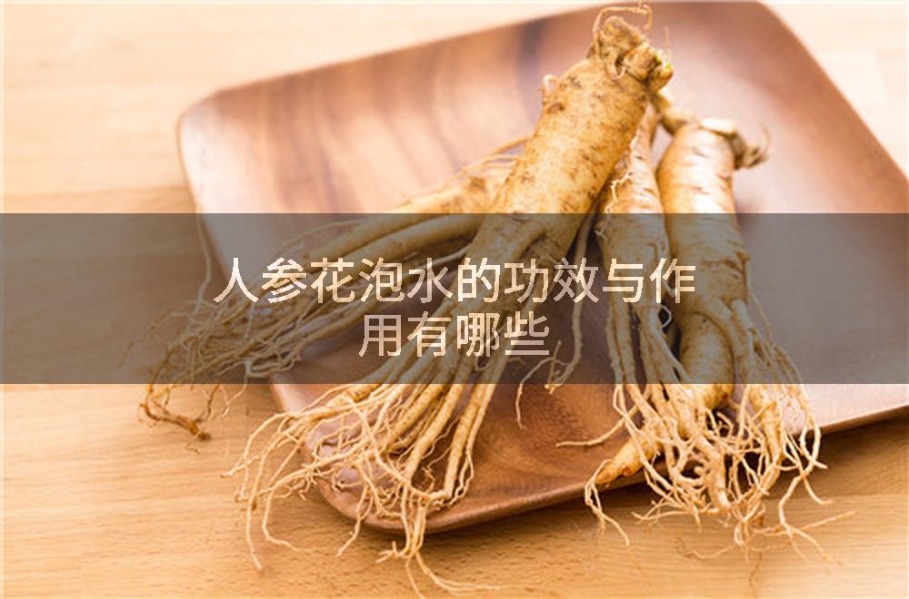 人参花泡水的功效与作用有哪些