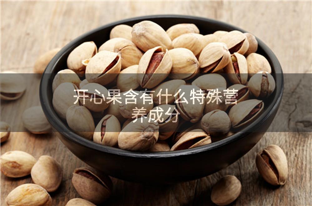 开心果含有什么特殊营养成分