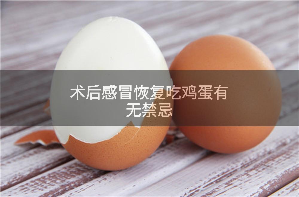 术后感冒恢复吃鸡蛋有无禁忌
