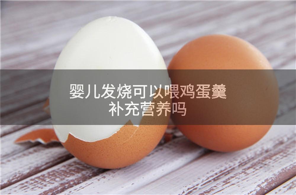 婴儿发烧可以喂鸡蛋羹补充营养吗