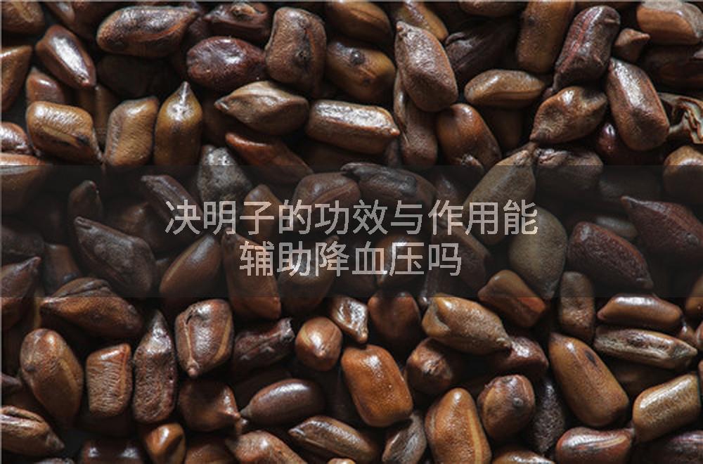 决明子的功效与作用能辅助降血压吗