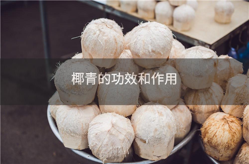 椰青的功效和作用