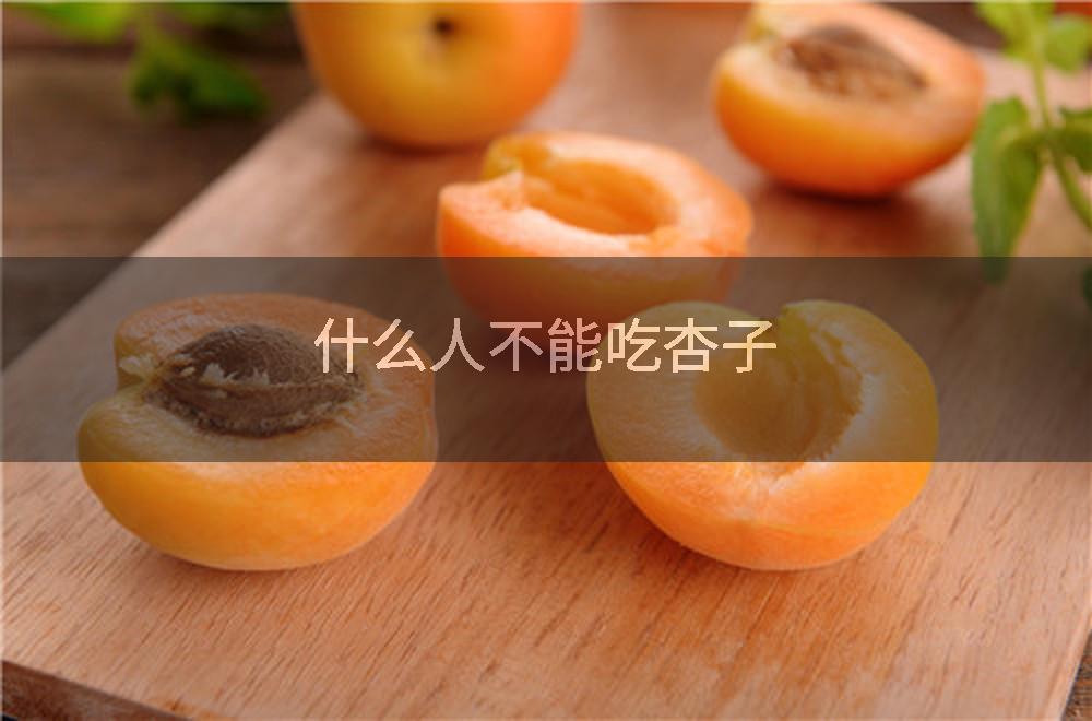什么人不能吃杏子
