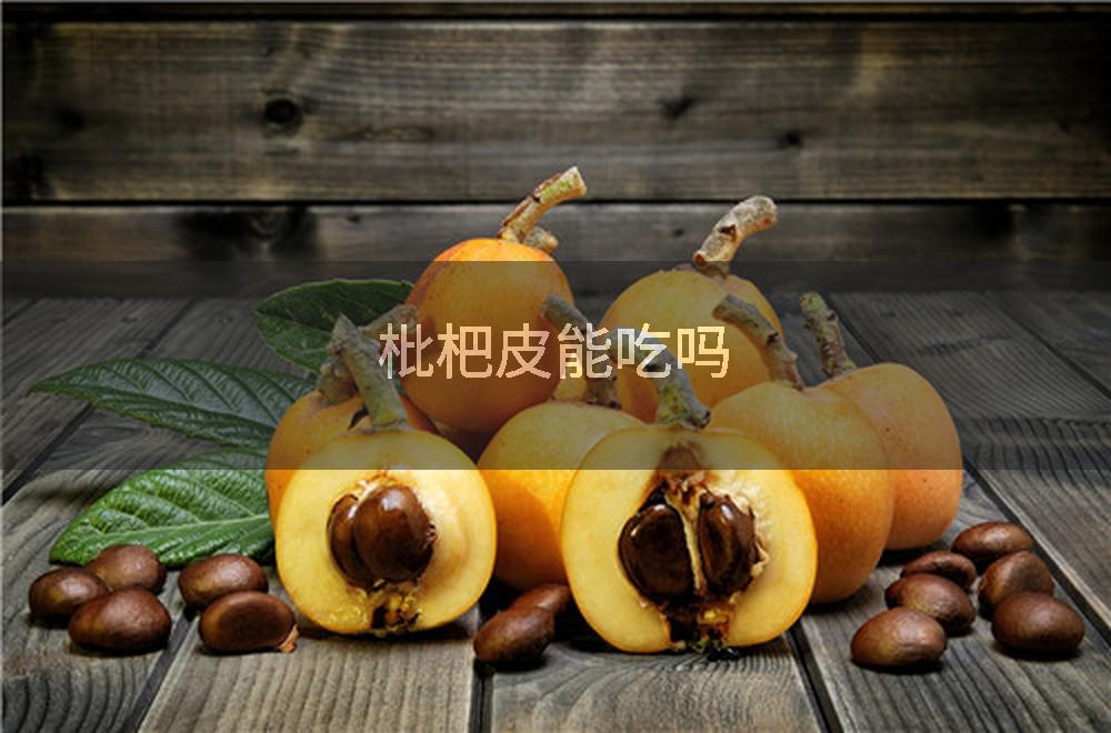 枇杷皮能吃吗