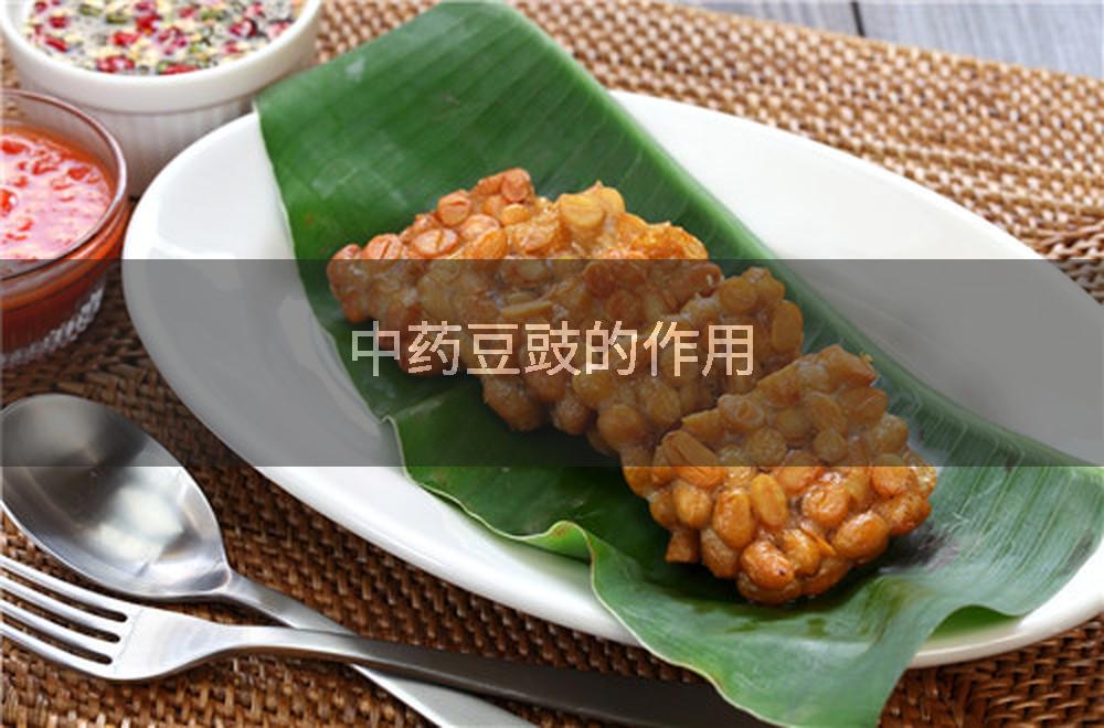 中药豆豉的作用