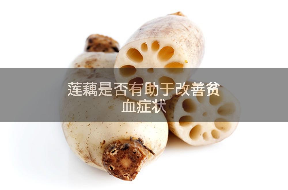 莲藕是否有助于改善贫血症状