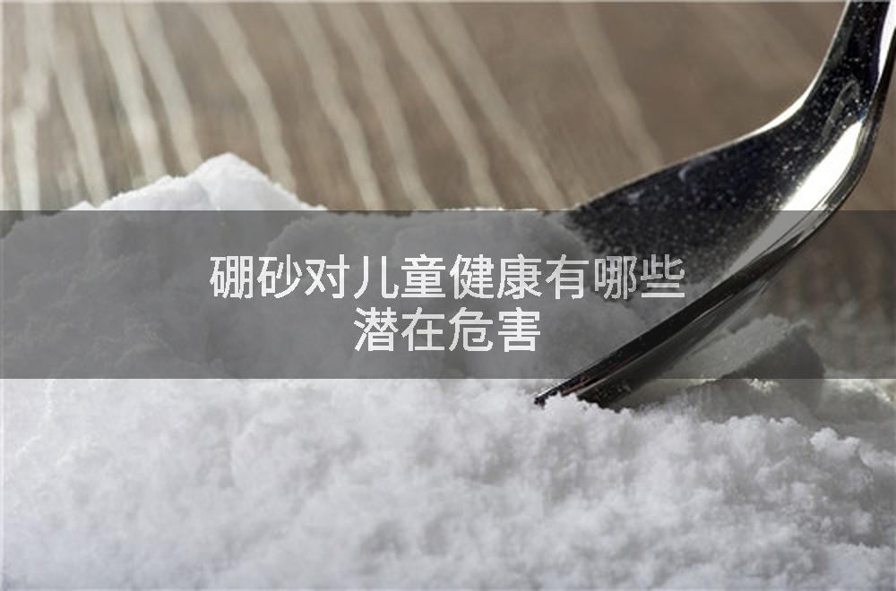 硼砂对儿童健康有哪些潜在危害