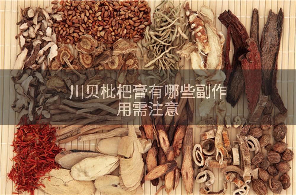 川贝枇杷膏有哪些副作用需注意