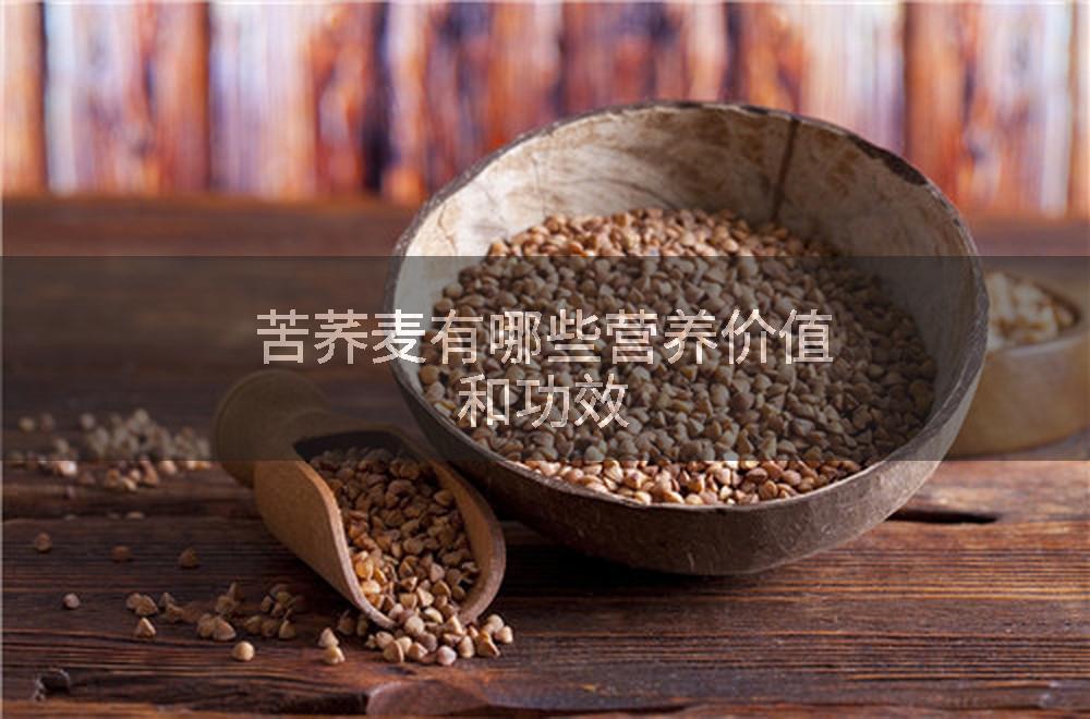 苦荞麦有哪些营养价值和功效