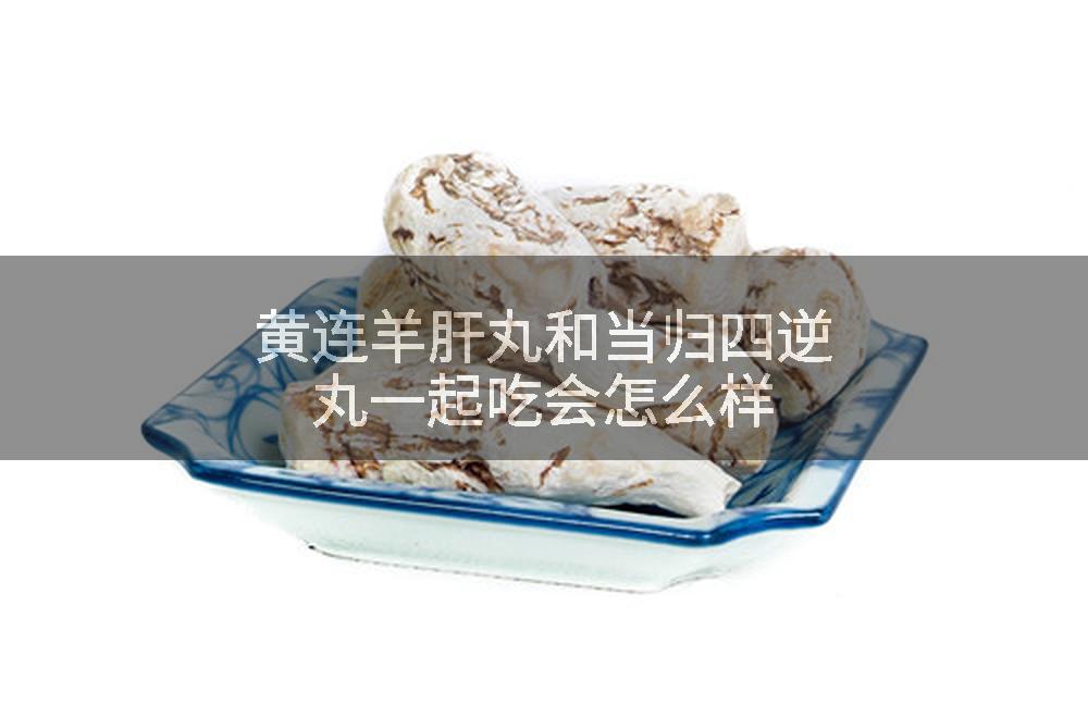 黄连羊肝丸和当归四逆丸一起吃会怎么样