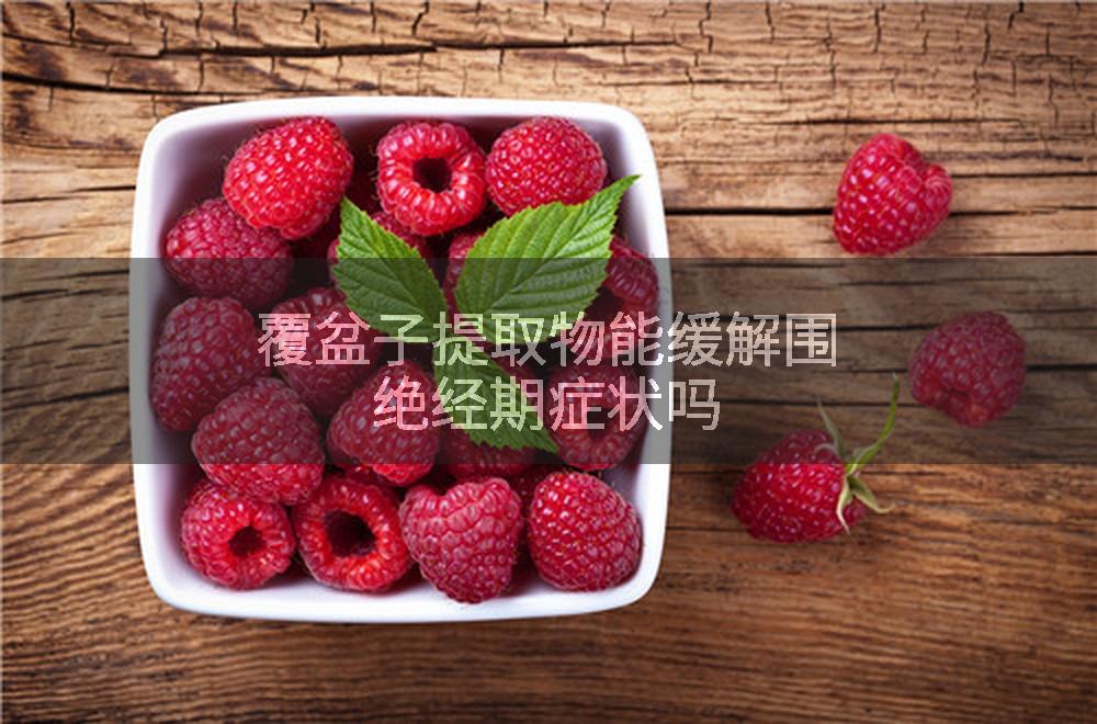 覆盆子提取物能缓解围绝经期症状吗