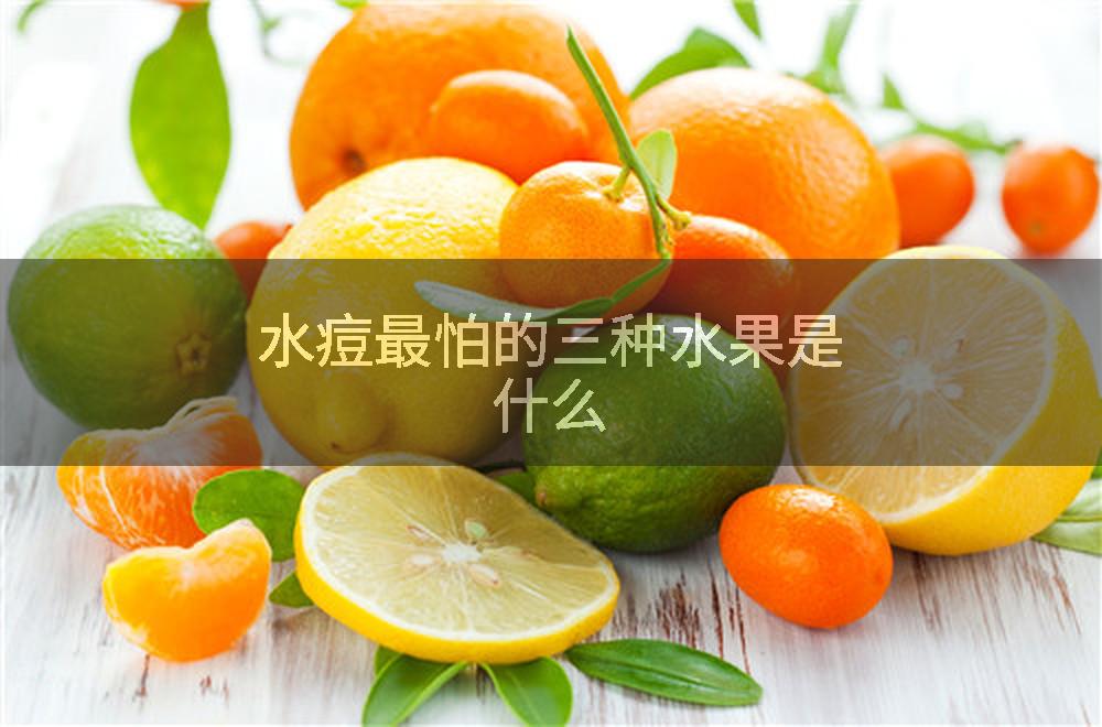 水痘最怕的三种水果是什么