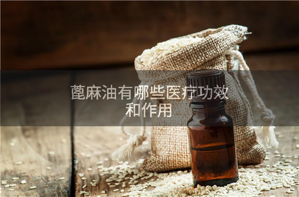蓖麻油有哪些医疗功效和作用