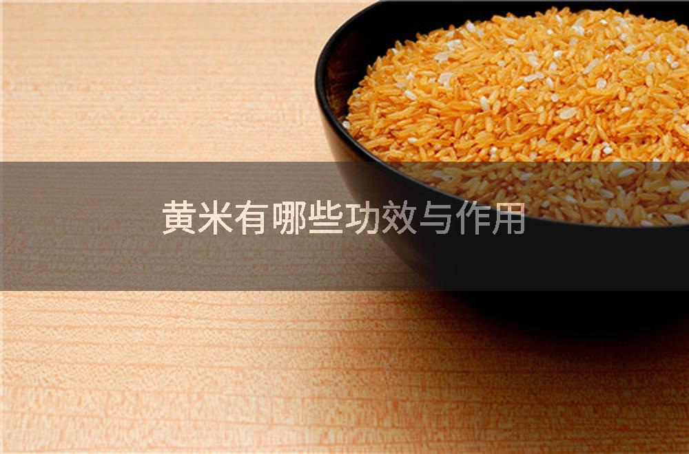 黄米有哪些功效与作用