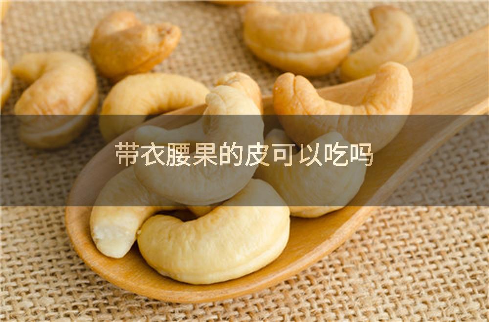带衣腰果的皮可以吃吗