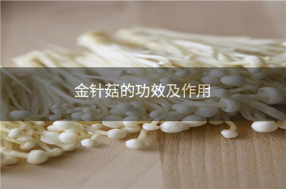 金针菇的功效及作用