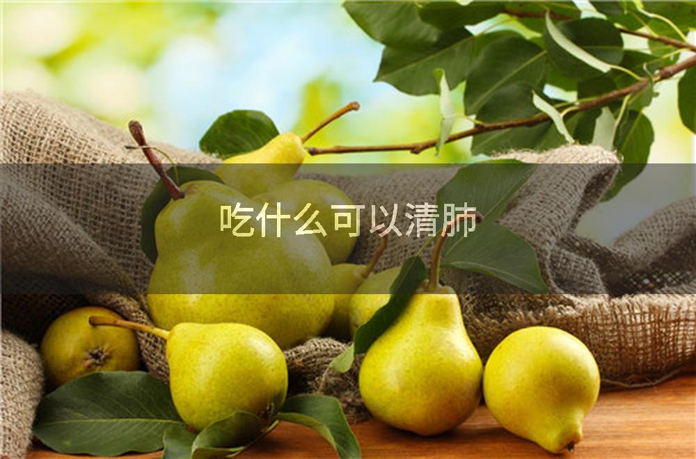 吃什么可以清肺