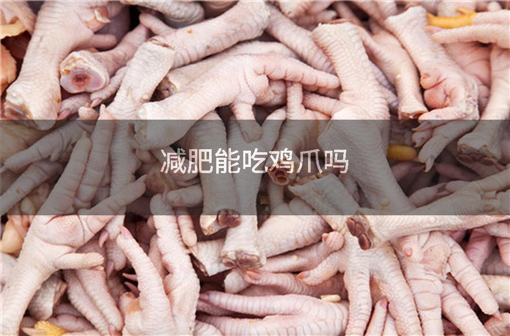 减肥能吃鸡爪吗