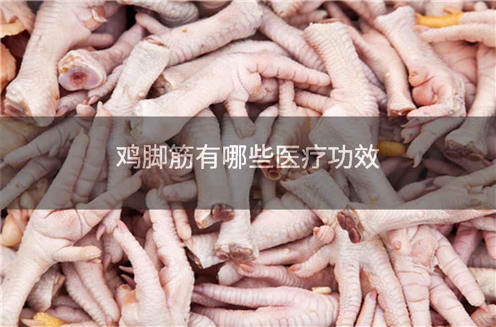 鸡脚筋有哪些医疗功效