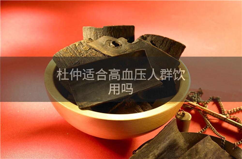 杜仲适合高血压人群饮用吗