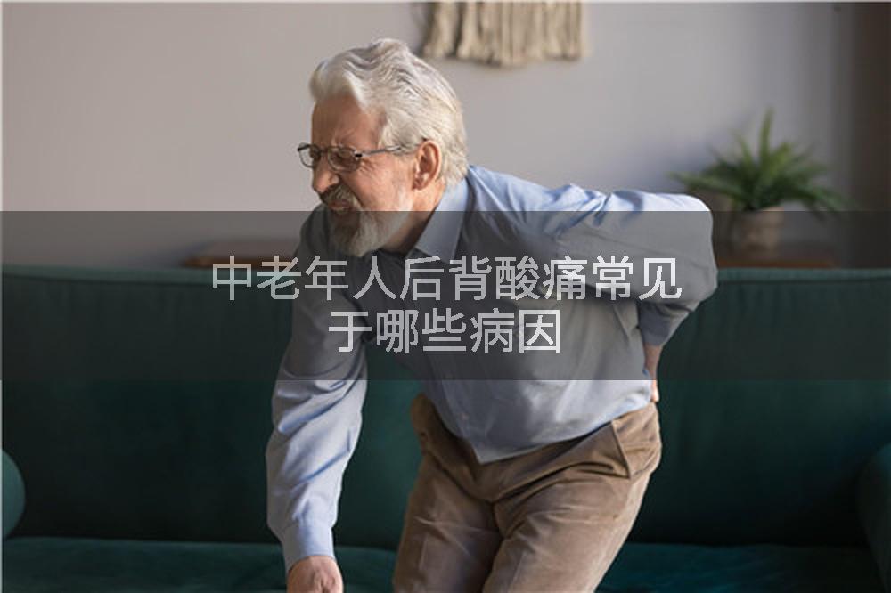 中老年人后背酸痛常见于哪些病因