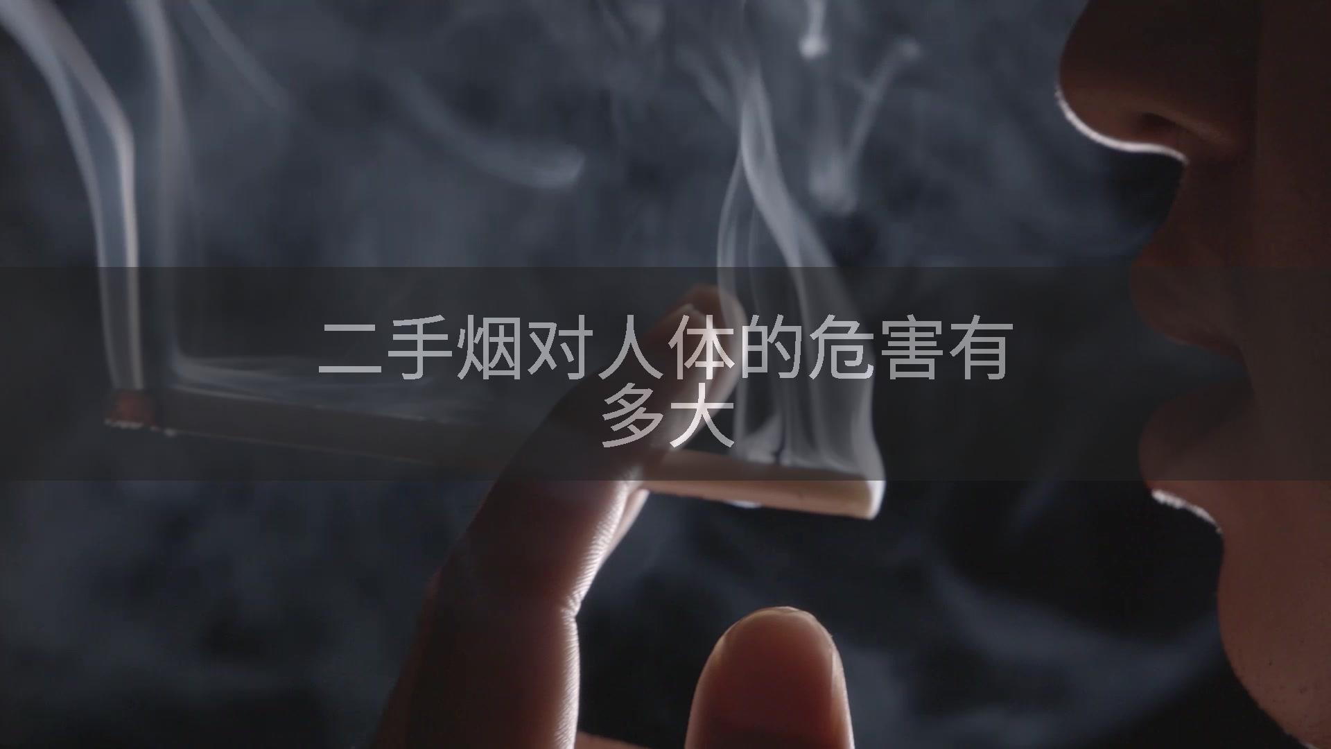 二手烟对人体的危害有多大