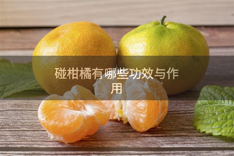 碰柑橘有哪些功效与作用