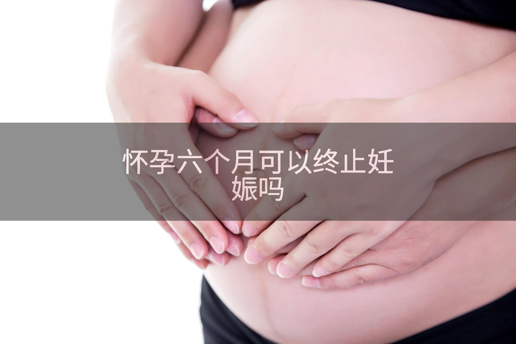 怀孕六个月可以终止妊娠吗