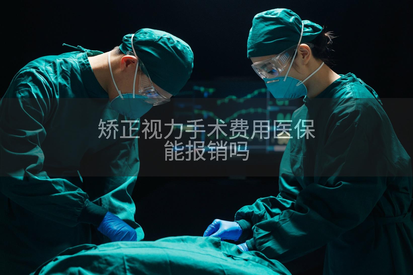 矫正视力手术费用医保能报销吗