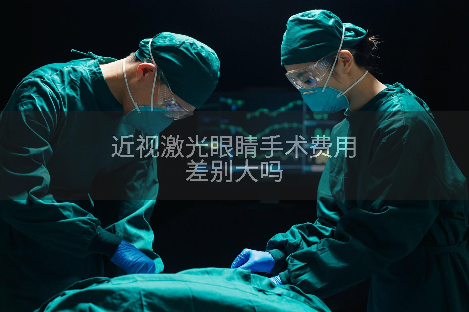 近视激光眼睛手术费用差别大吗