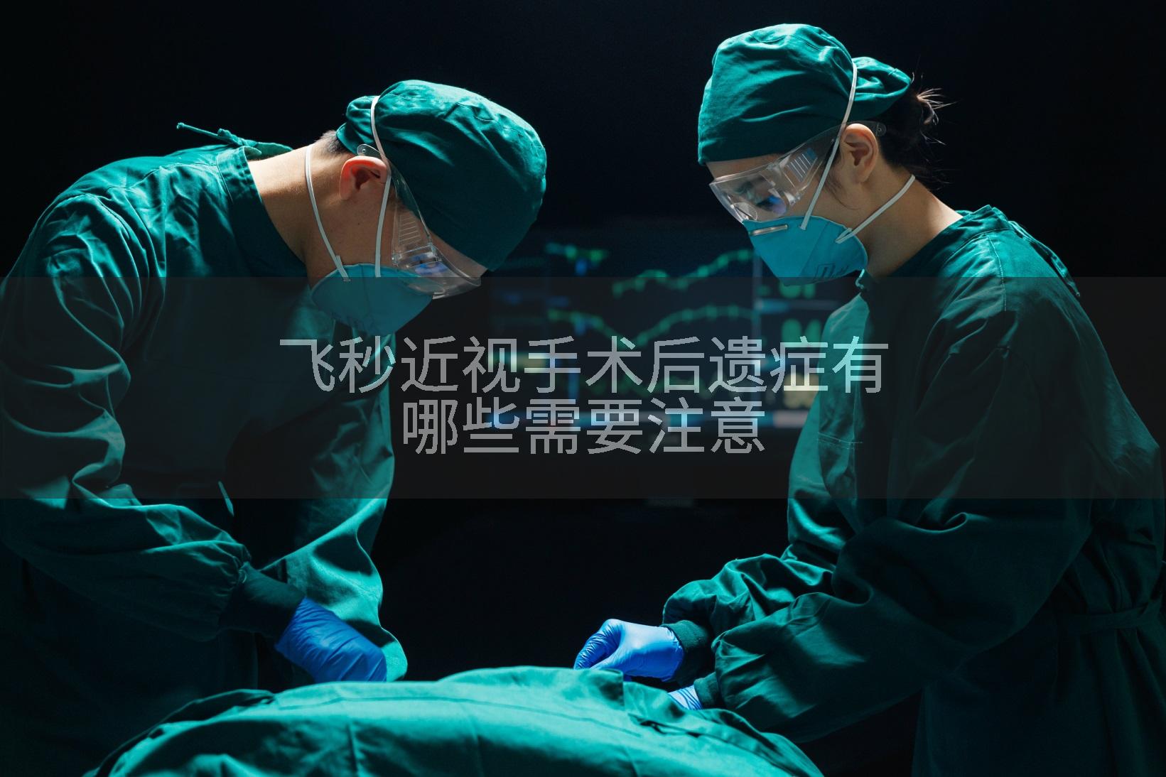 飞秒近视手术后遗症有哪些需要注意