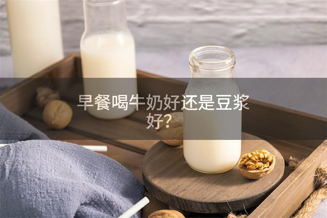 早餐喝牛奶好还是豆浆好？