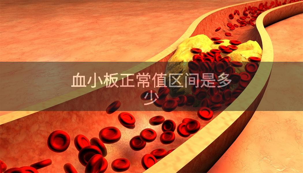 血小板正常值区间是多少