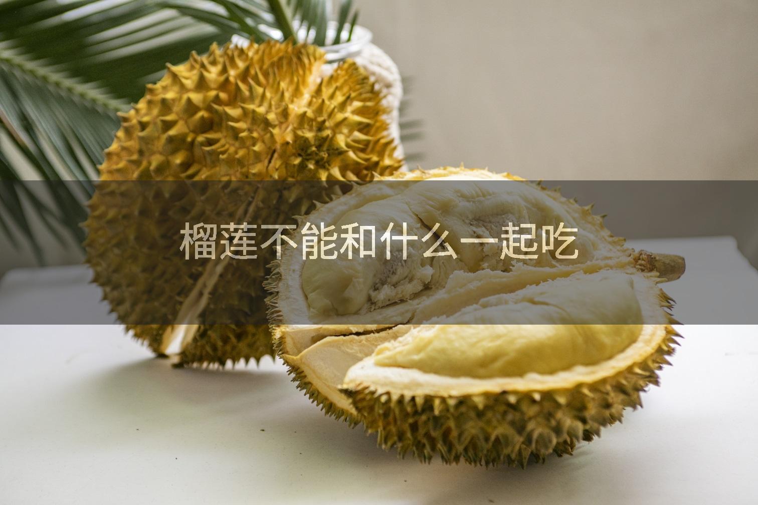 榴莲不能和什么一起吃