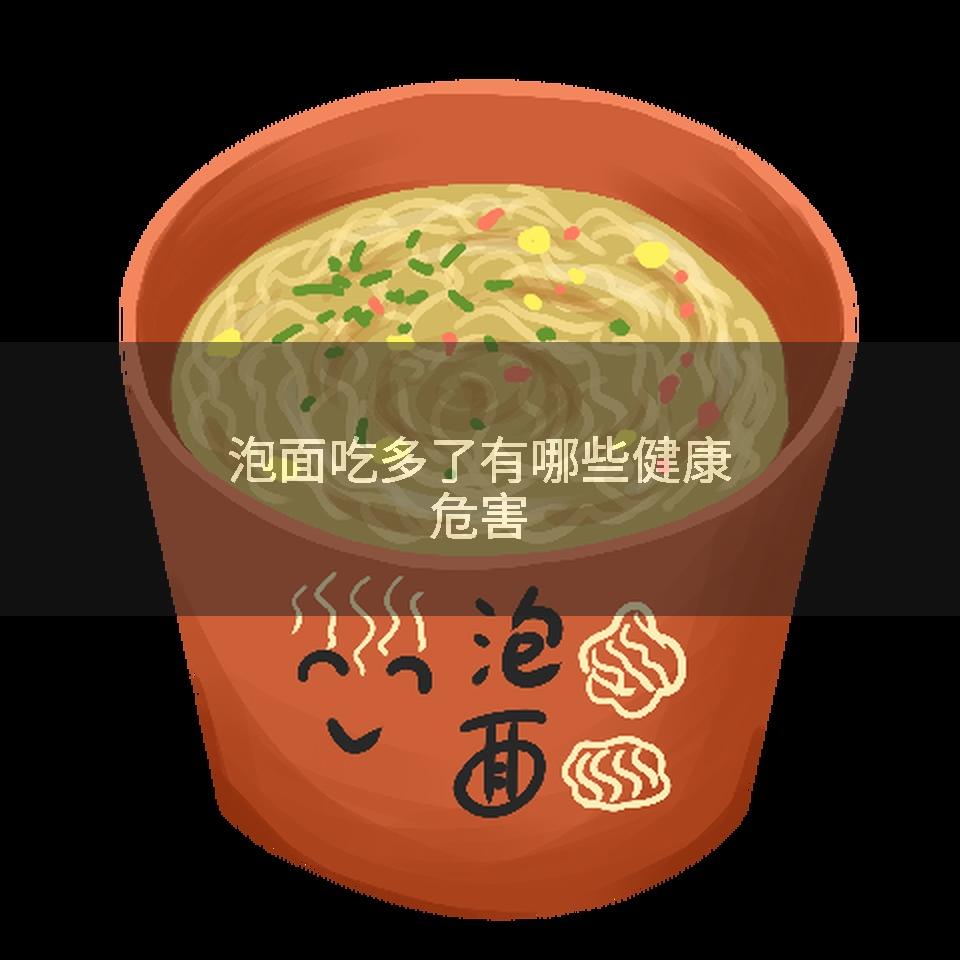 泡面吃多了有哪些健康危害