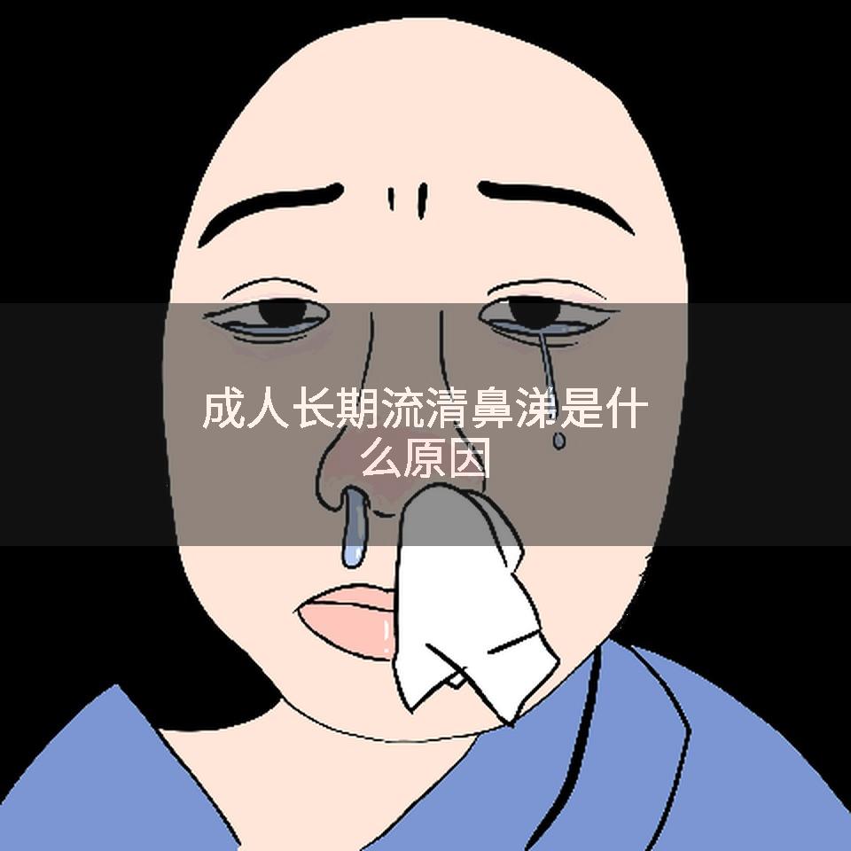 成人长期流清鼻涕是什么原因