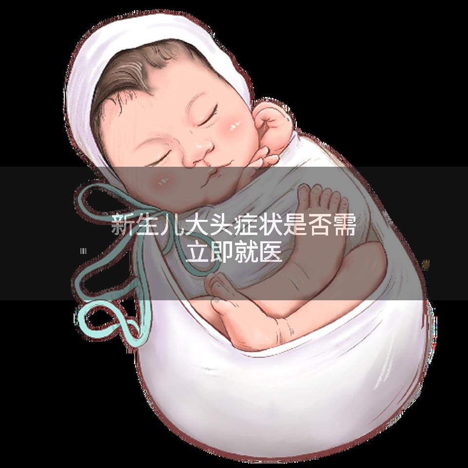 新生儿大头症状是否需立即就医