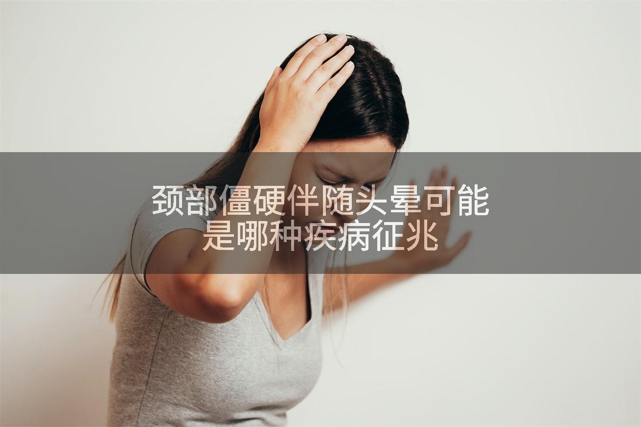 颈部僵硬伴随头晕可能是哪种疾病征兆