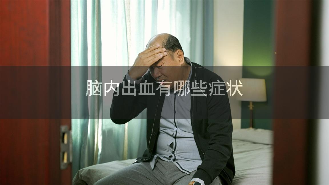脑内出血有哪些症状