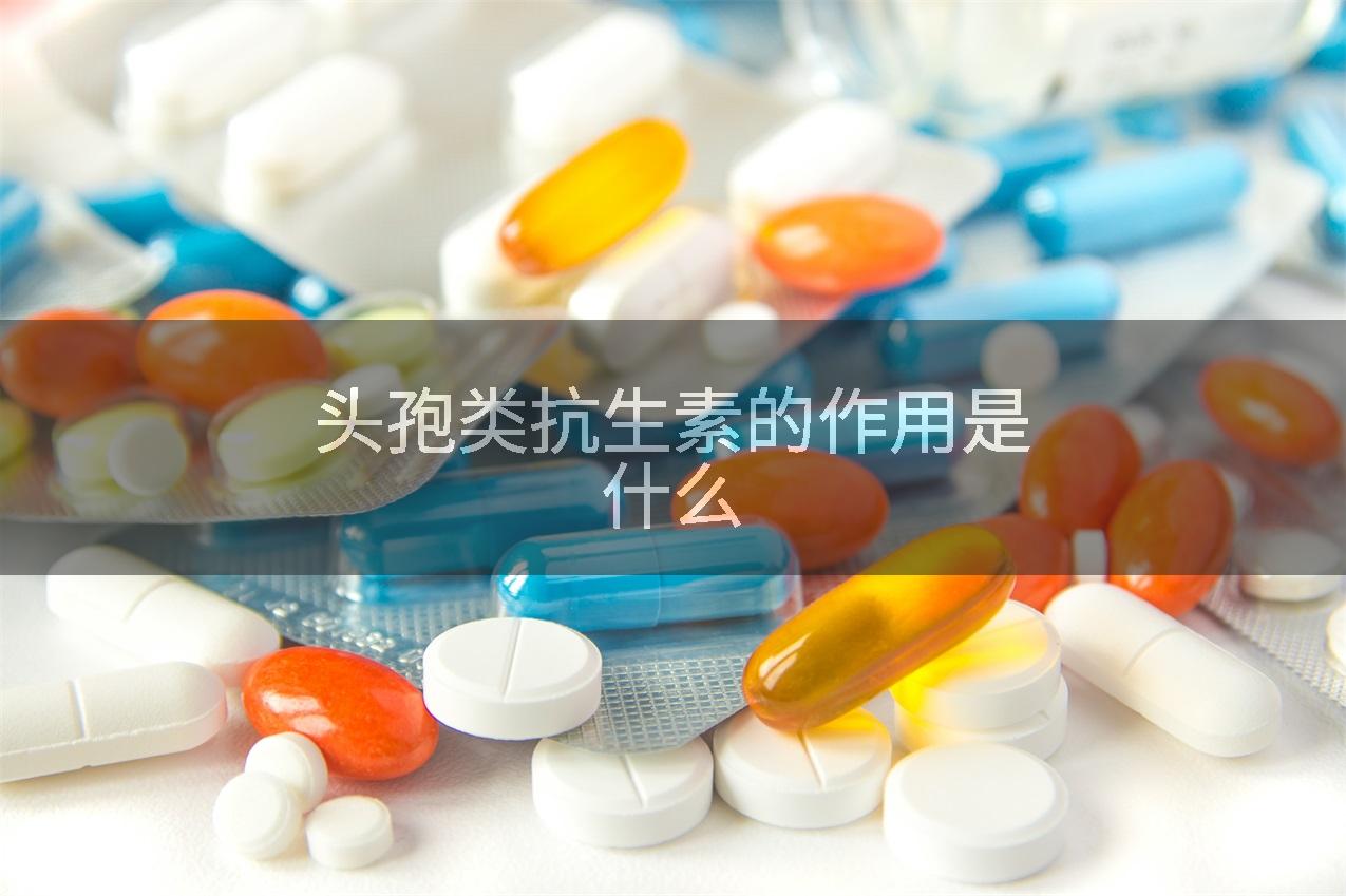 头孢类抗生素的作用是什么
