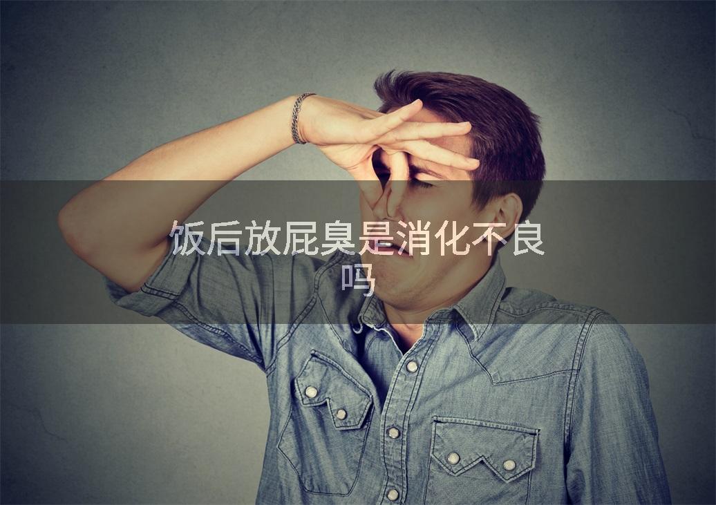 饭后放屁臭是消化不良吗