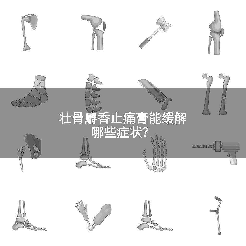 壮骨麝香止痛膏能缓解哪些症状?