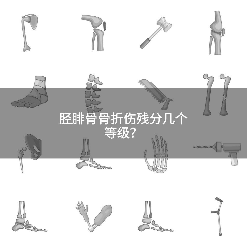 胫腓骨骨折伤残分几个等级？