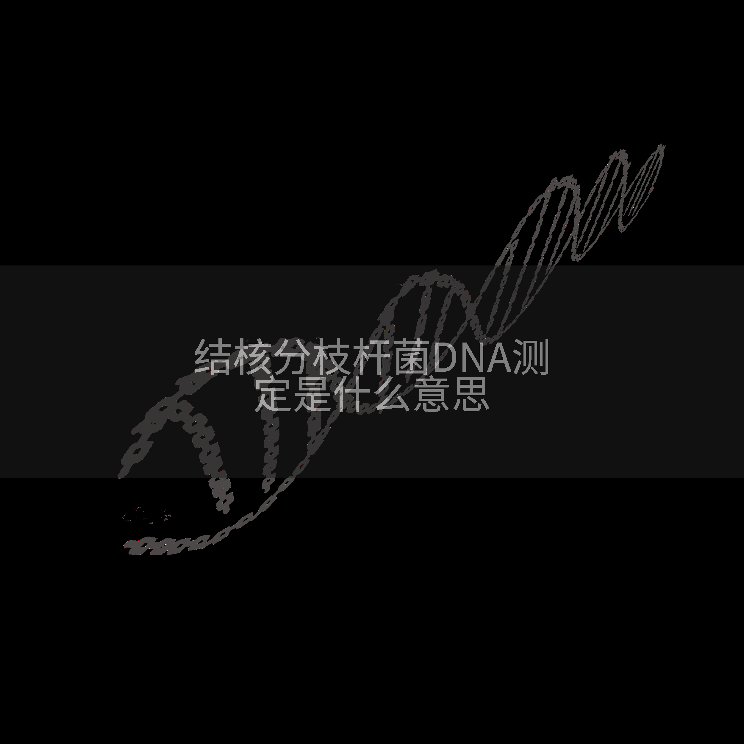 结核分枝杆菌DNA测定是什么意思