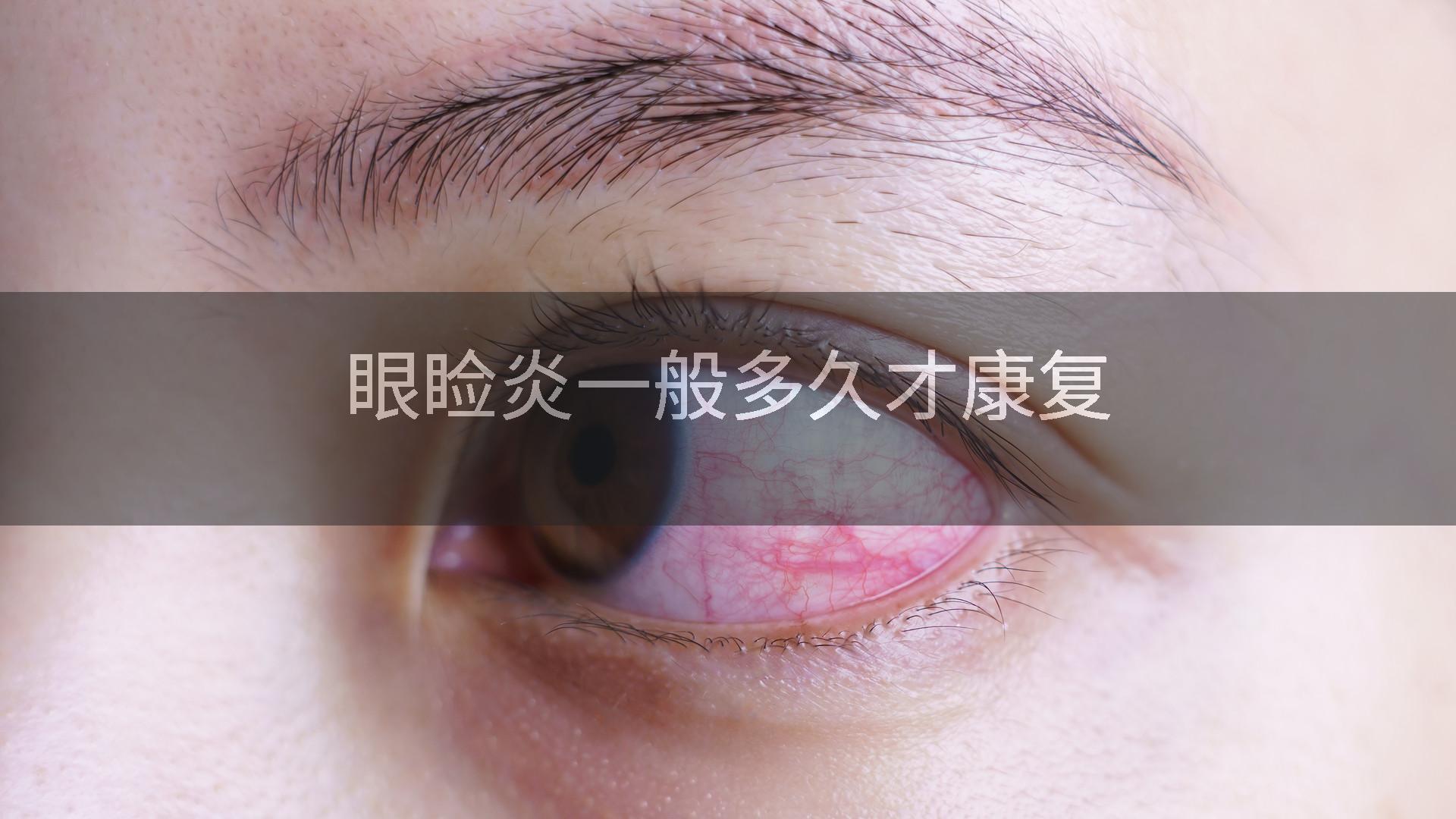 眼睑炎一般多久才康复