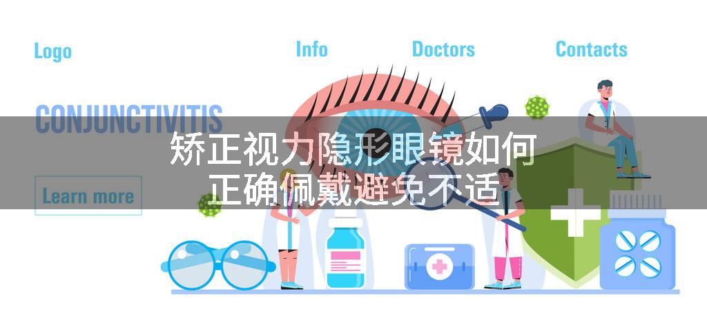 矫正视力隐形眼镜如何正确佩戴避免不适