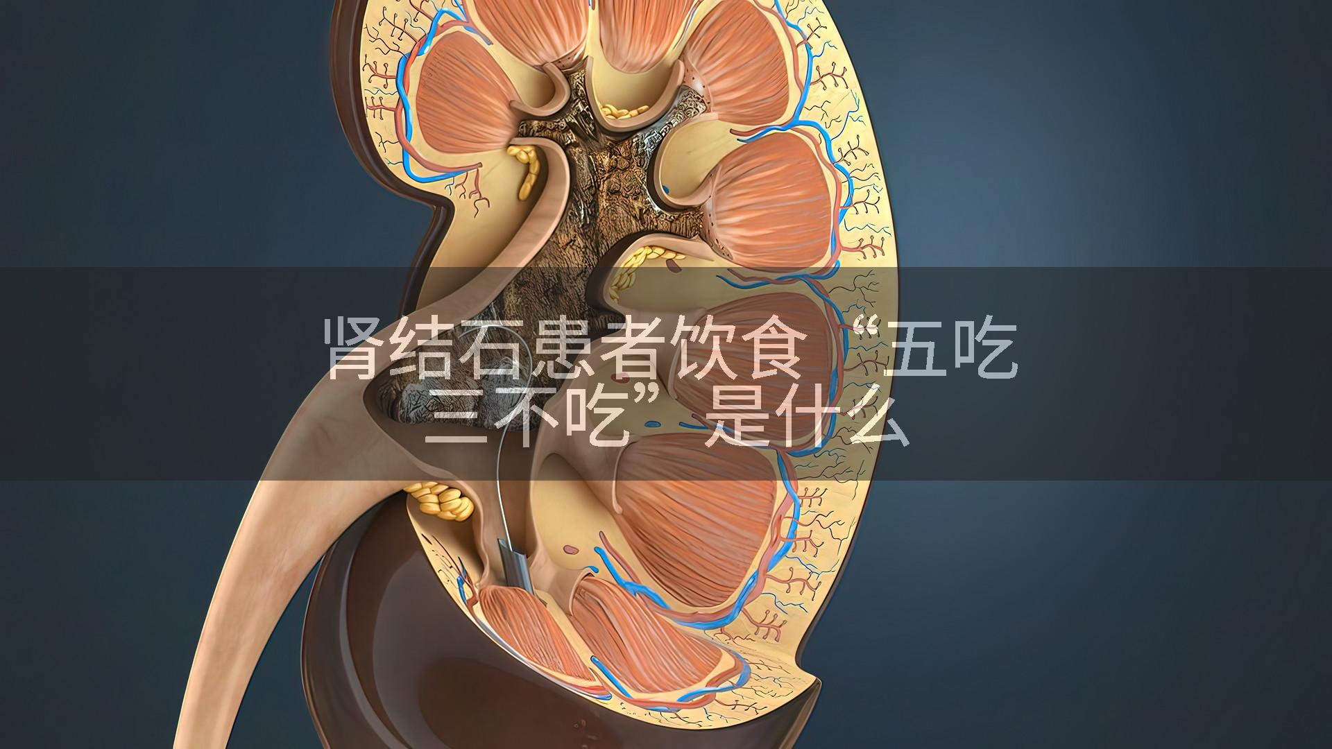 肾结石患者饮食“五吃三不吃”是什么