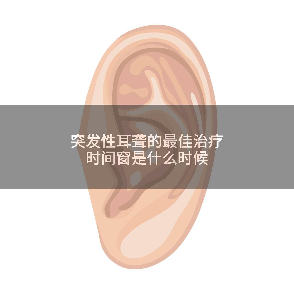 突发性耳聋的最佳治疗时间窗是什么时候