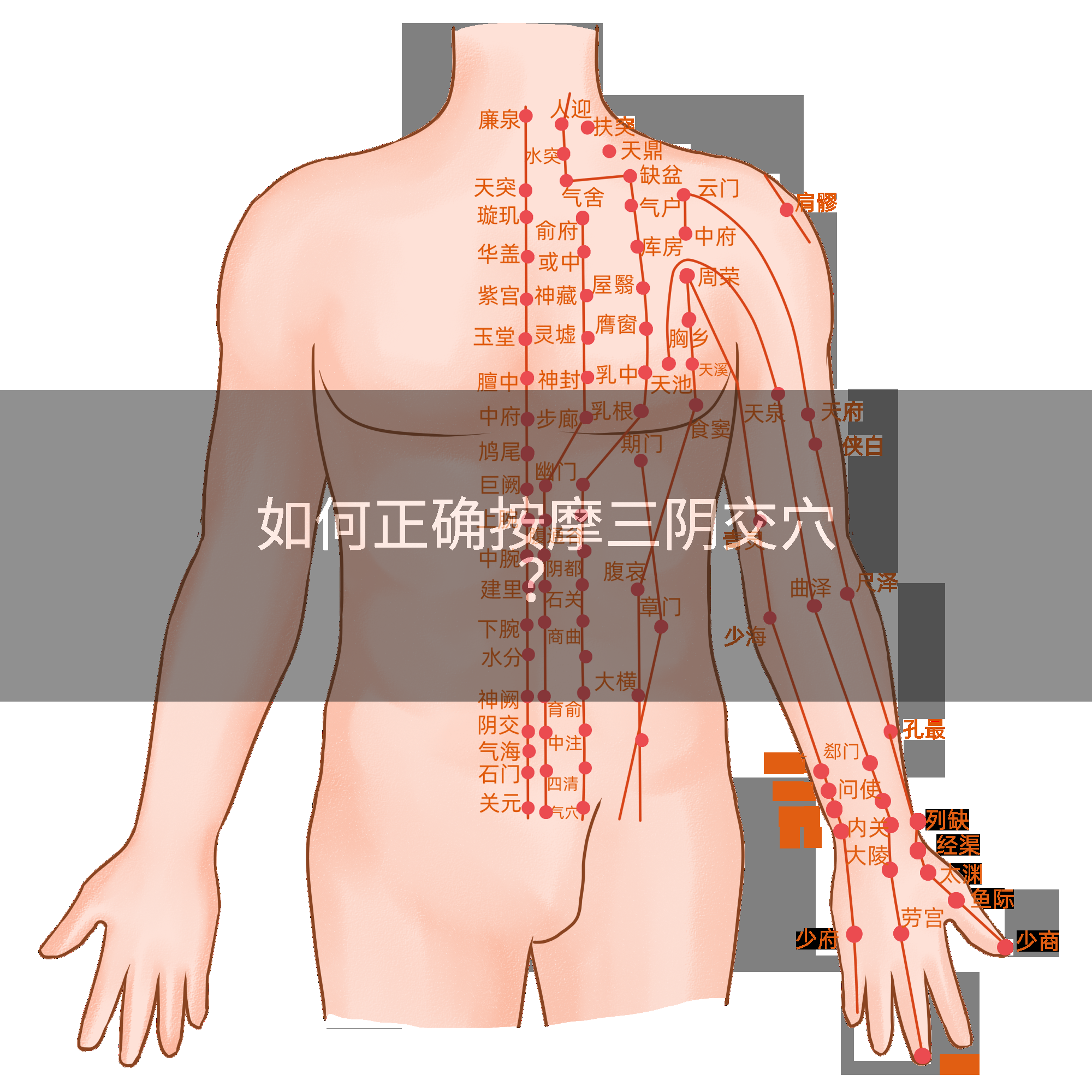 如何正确按摩三阴交穴？