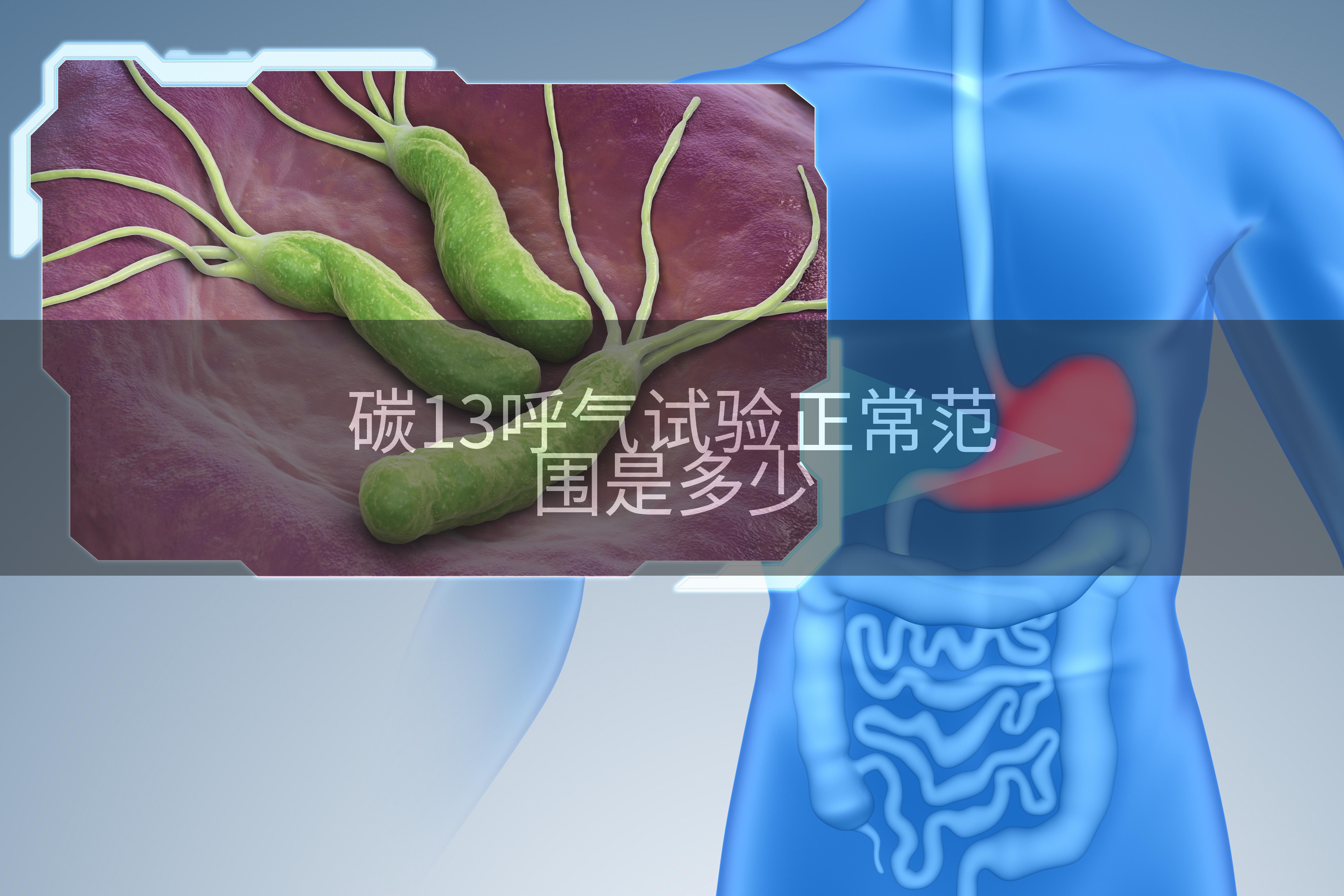 碳13呼气试验正常范围是多少